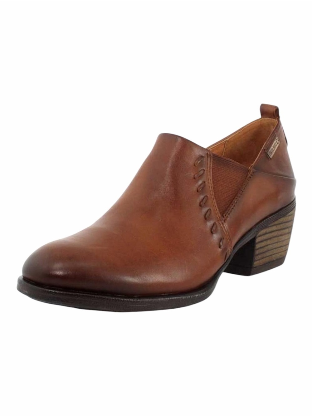 Pikolinos Baqueira Leather Ankle Booties Cognac Brown Size US 8.5 / EU 39